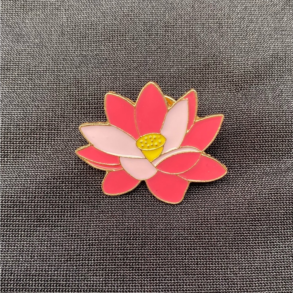 Lotus Flower Pin/Magnet | Connect to Enlightenment & Growth While Looking Pretty